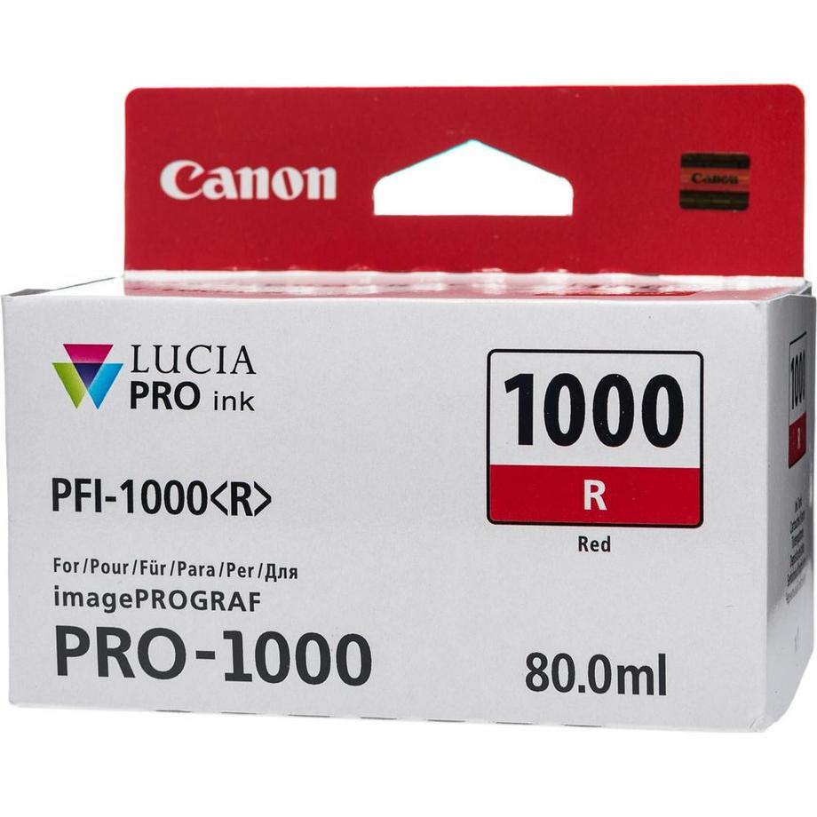 Canon  CANON Tintenpatrone rot PFI-1000 iPF PRO-1000 80ml 