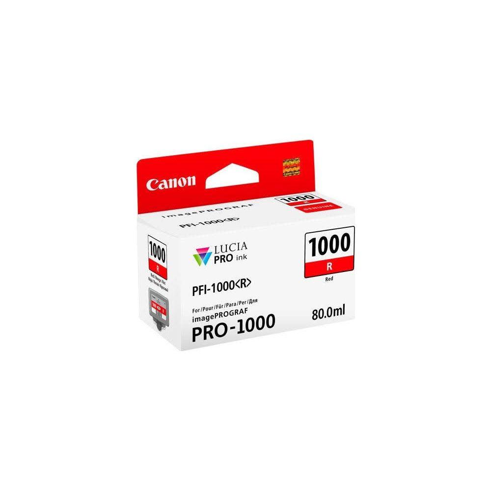 Canon  CANON Tintenpatrone rot PFI-1000 iPF PRO-1000 80ml 