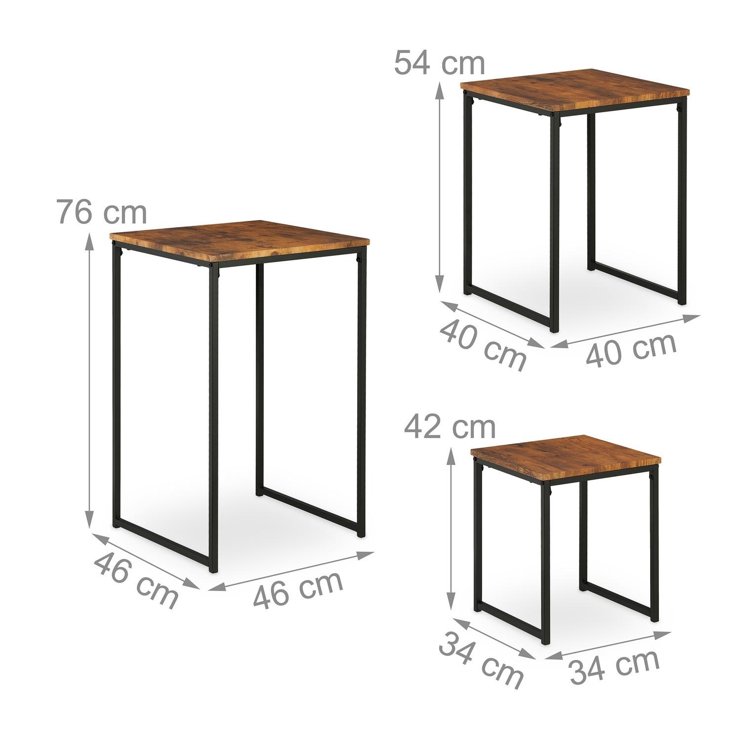 B2X Beistelltisch 3er Set  