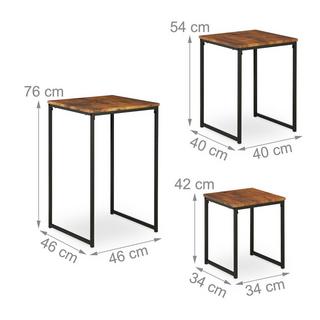 B2X Beistelltisch 3er Set  