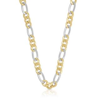 MUAU Schmuck  Collier Figaro Bicolor Gelbgold-/Weissgold 750, 5.7mm, 45cm 