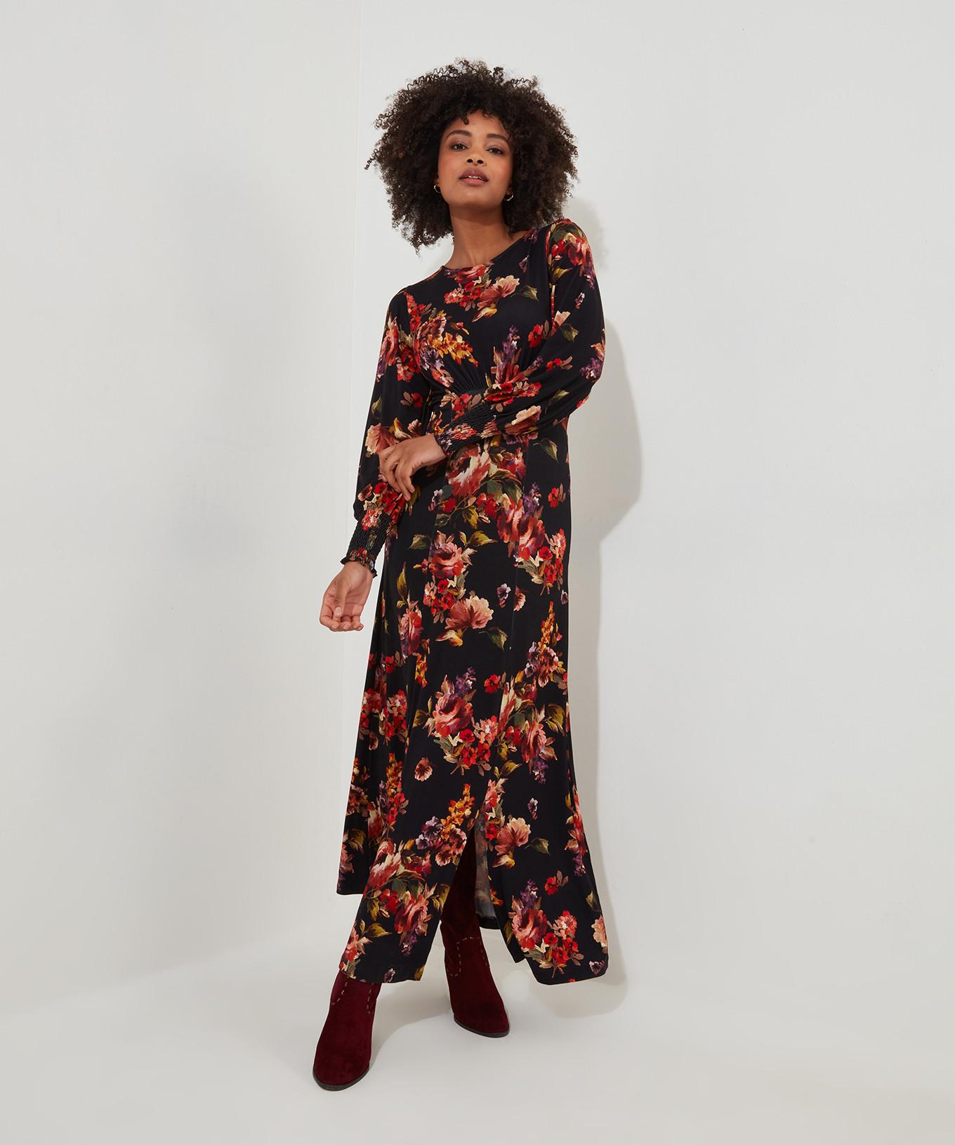 Joe Browns  PETITE Florales Maxikleid mit geteiltem Saum 