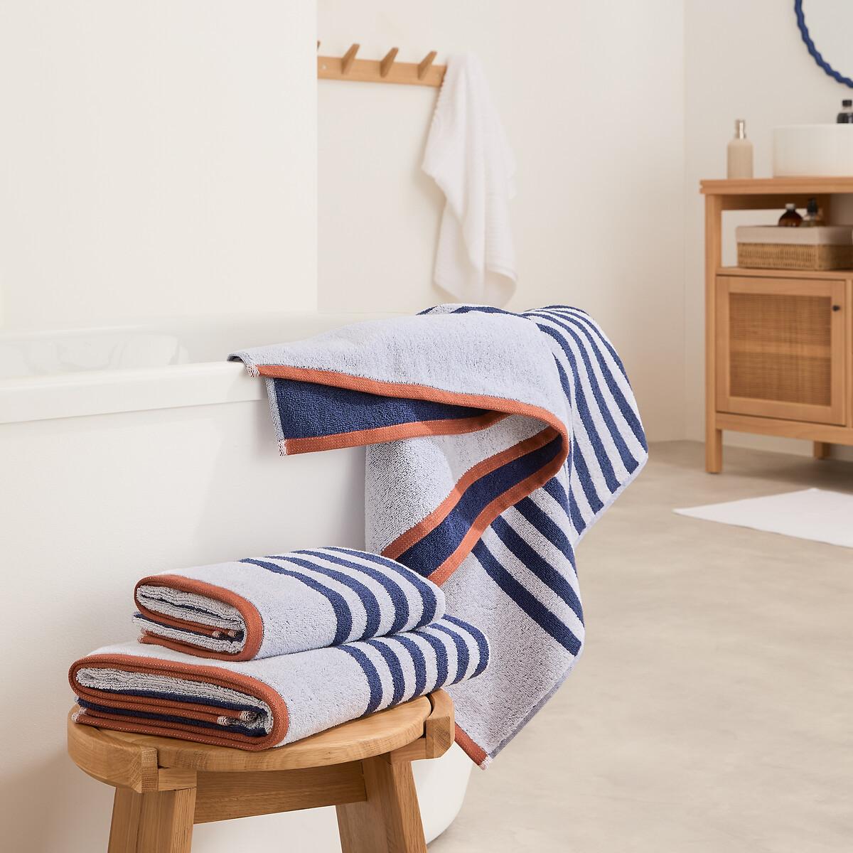 La Redoute Intérieurs Drap de bain éponge rayé 500g/m2  