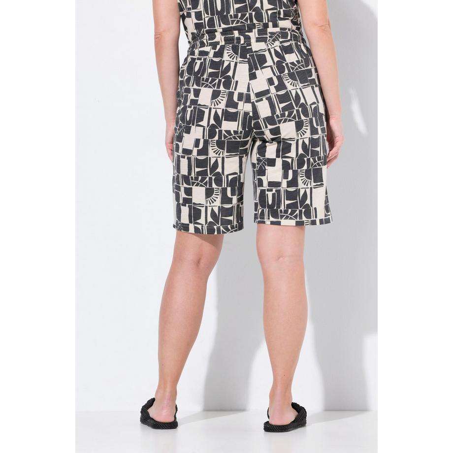 Ulla Popken Shorts in jersey Sole Gamba Ampia  