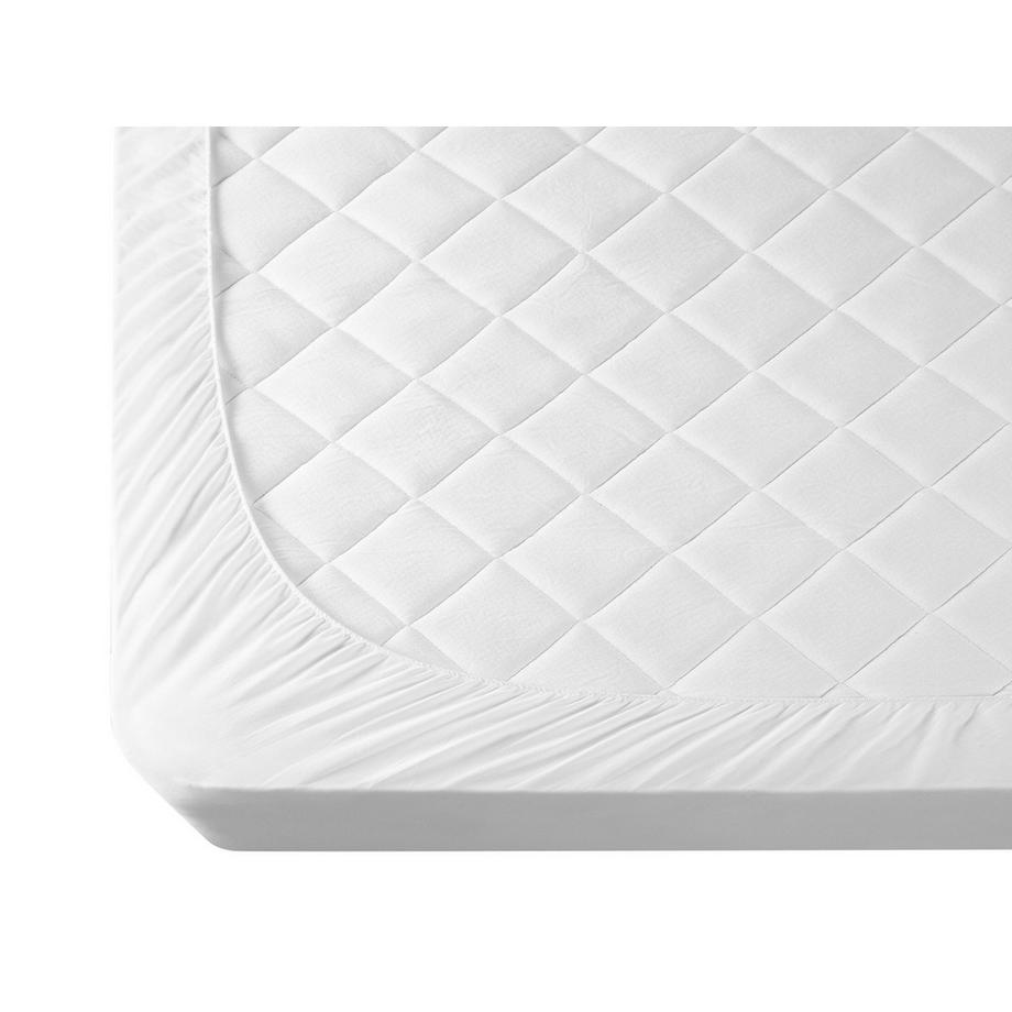Beliani Protège-matelas en Coton ciré VILLUERCA  