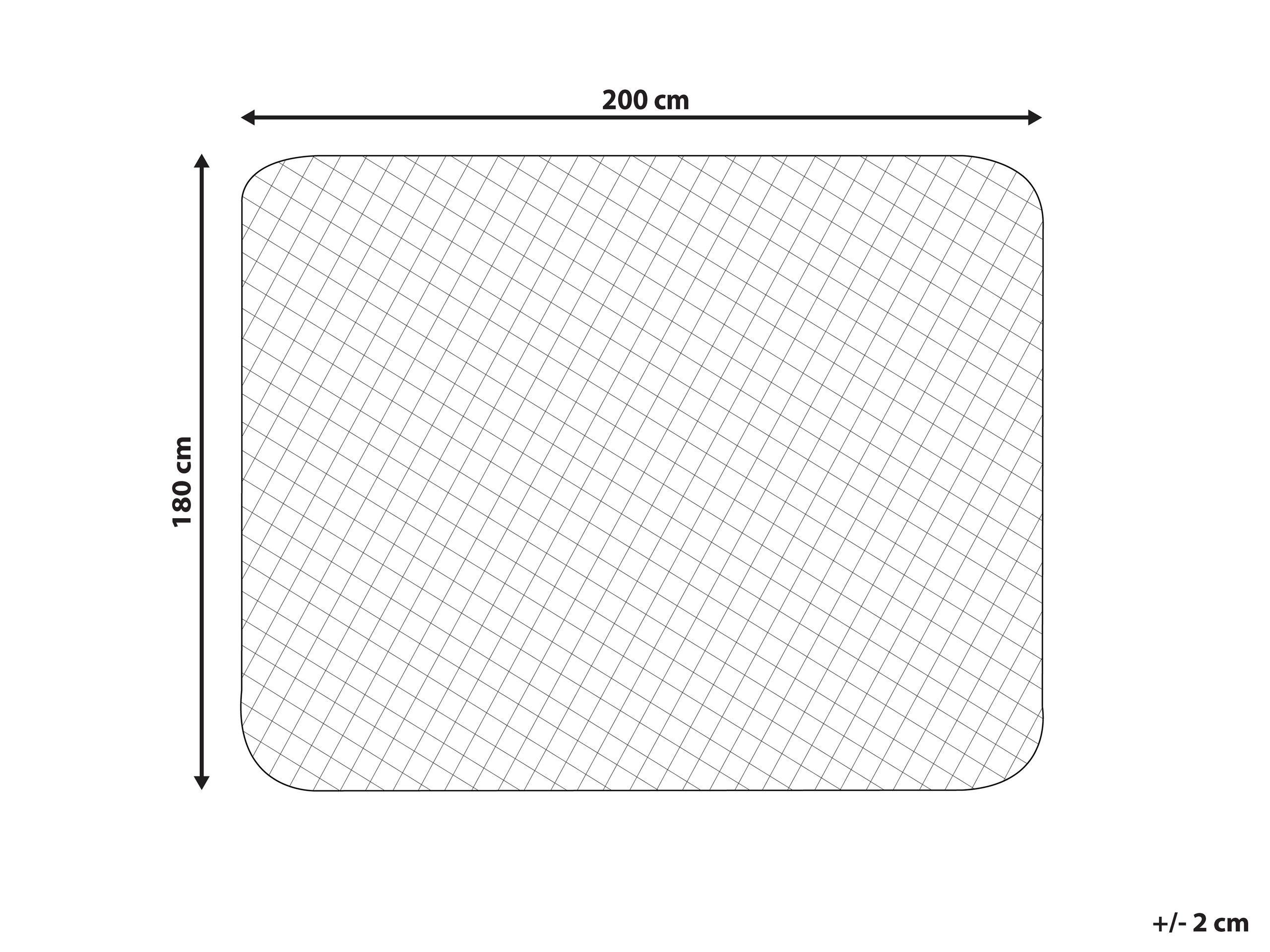 Beliani Matratzenschoner aus Japara Baumwolle VILLUERCA  