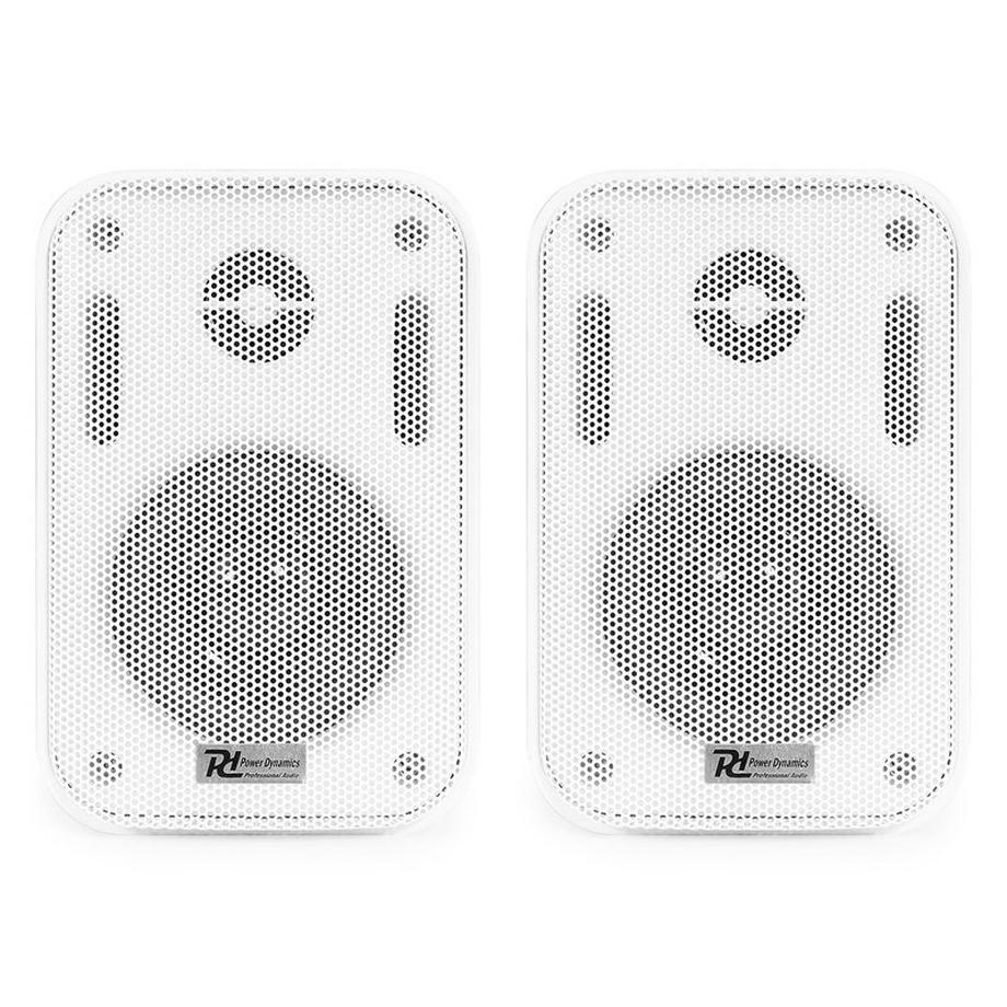 Power Dynamics  BGO30B haut-parleur 2-voies Blanc Avec fil 60 W 