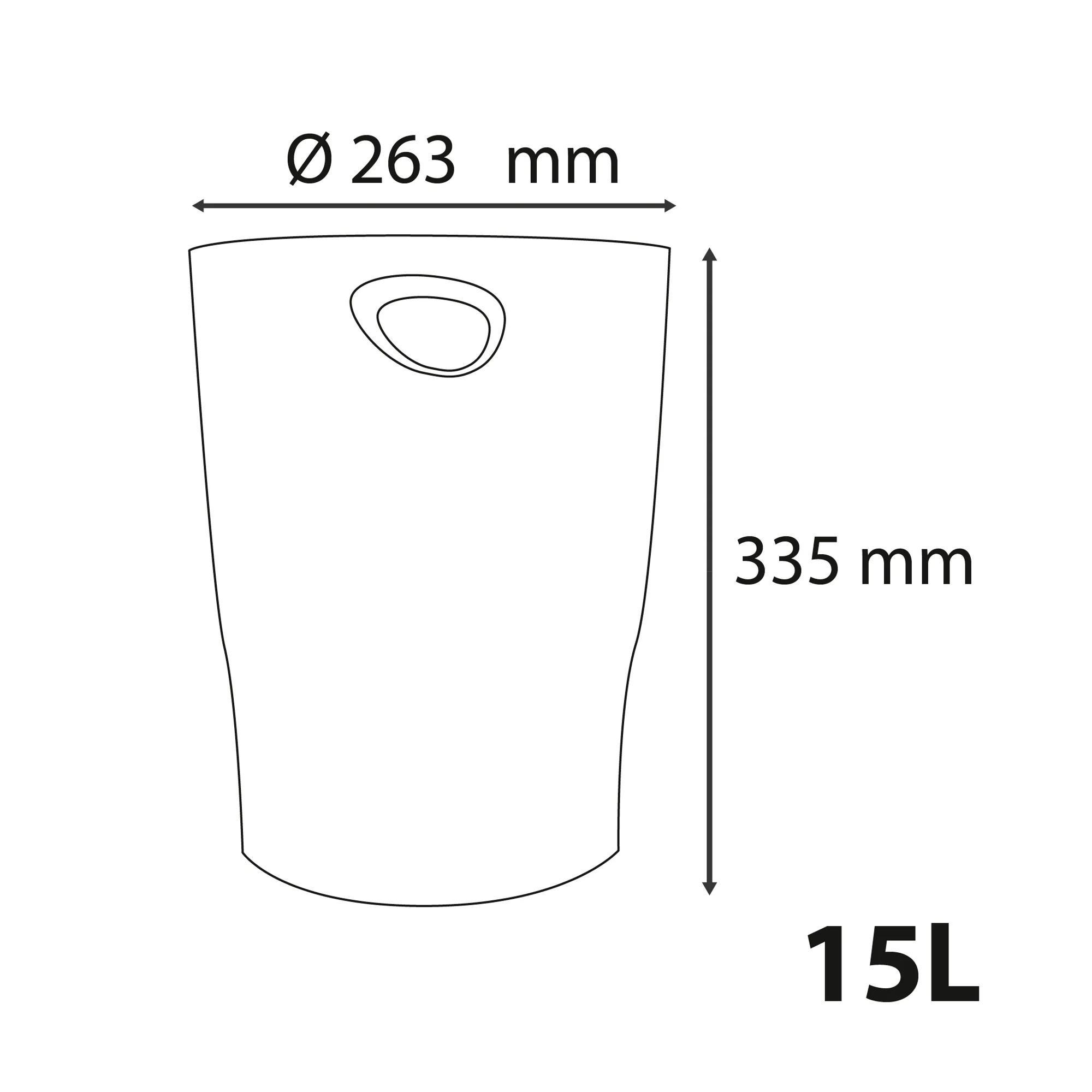 Exacompta Papierkorb Ecobin, Bee Blue - x 8  