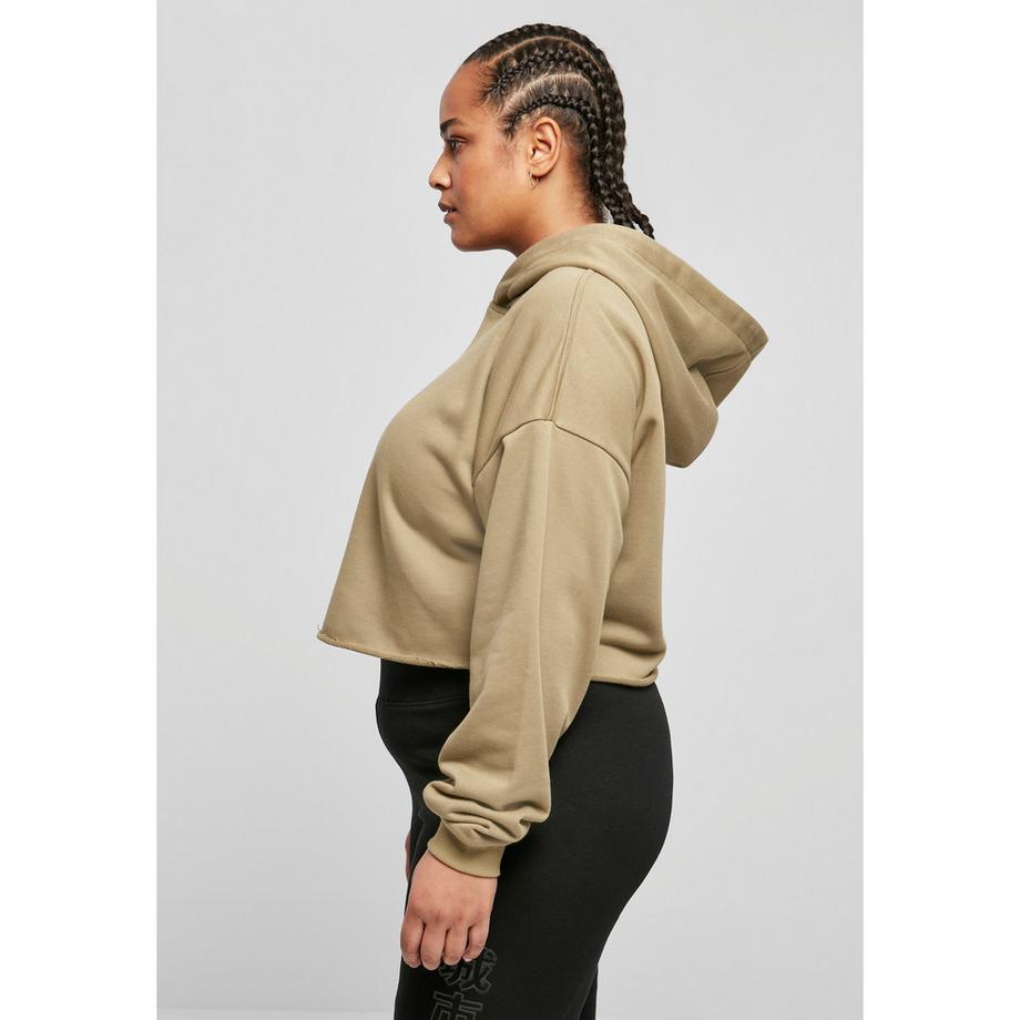 URBAN CLASSICS Felpa con Cappuccio Corta Oversize  