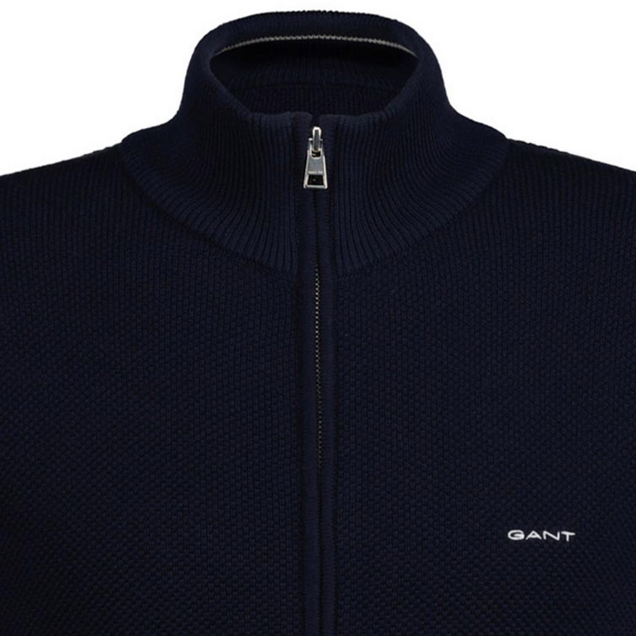 GANT Cardigan Cotone Pique Half Zip  