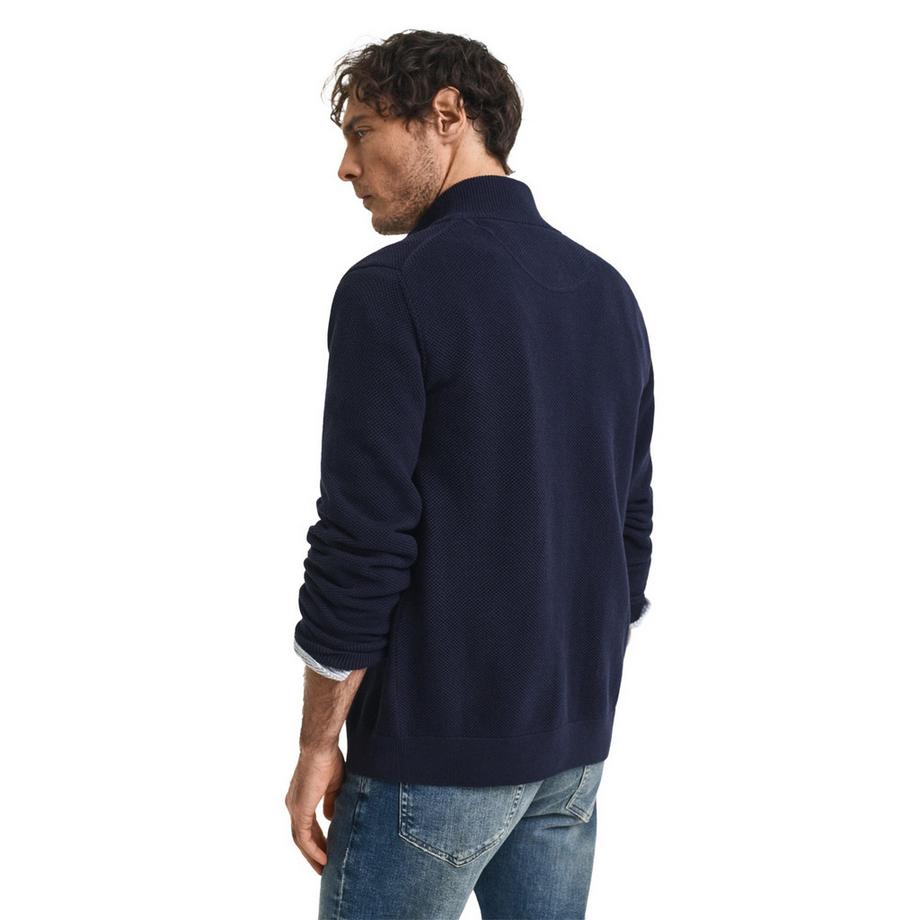 GANT Cardigan Cotone Pique Half Zip  