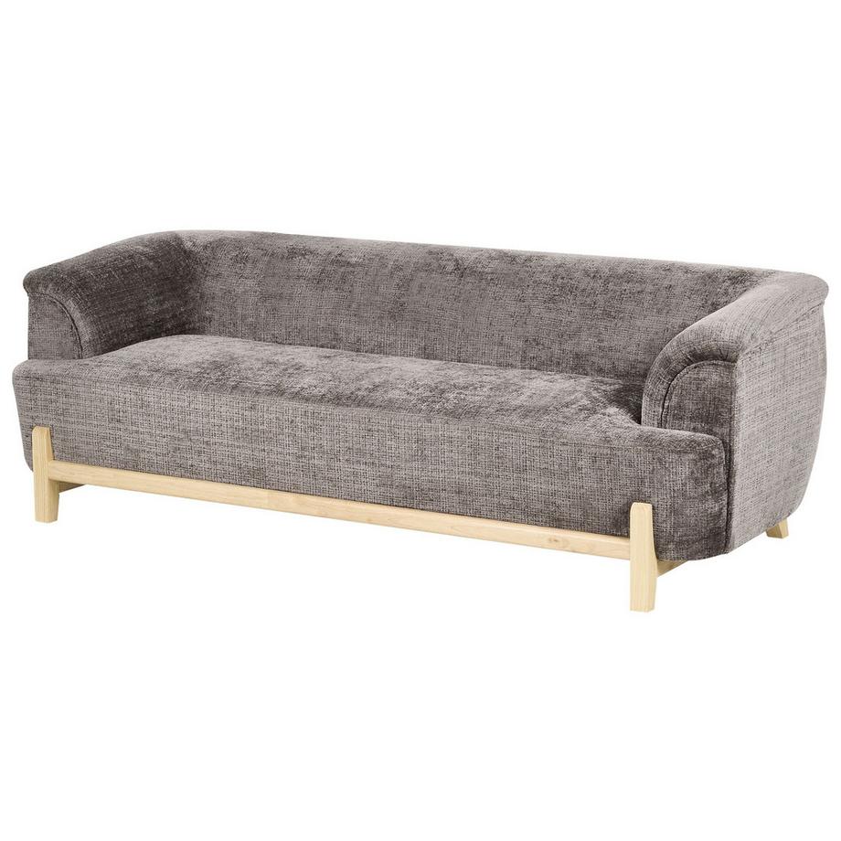 Beliani Canapé 3 places en Tissu chenille Cottage ALNOR  