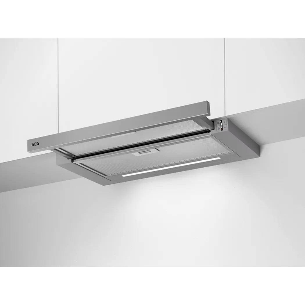 AEG DPS5650AM Halb eingebaut (Pullout) Grau 550 m³/h