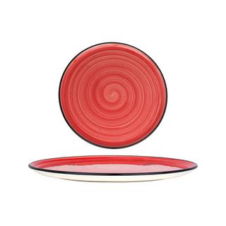 Bonna Assiette à Pizza - Aura Passion -  Porcelaine - lot de 2  