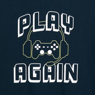 La Redoute Collections  Pyjama aus Jersey mit Gaming-Aufdruck 