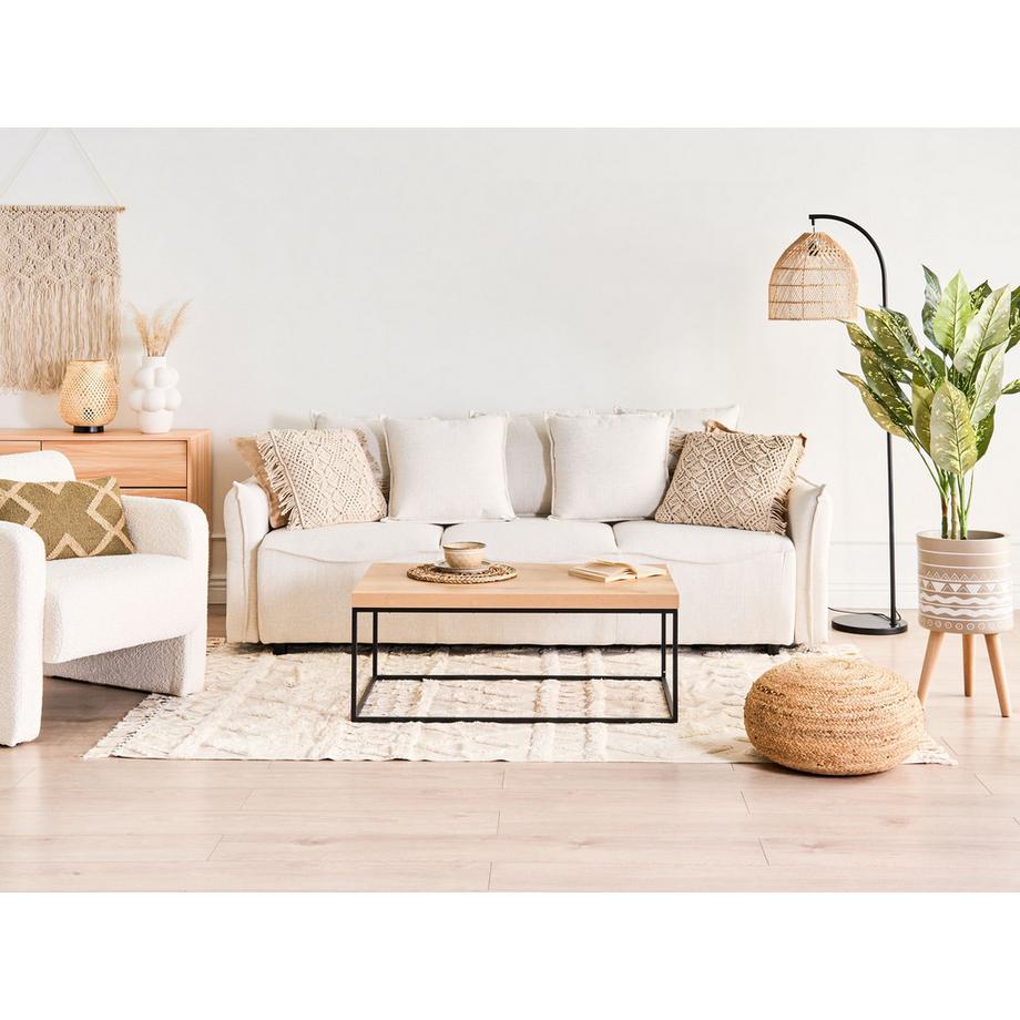 Beliani Sessel aus Bouclé Retro HALLSBERG  