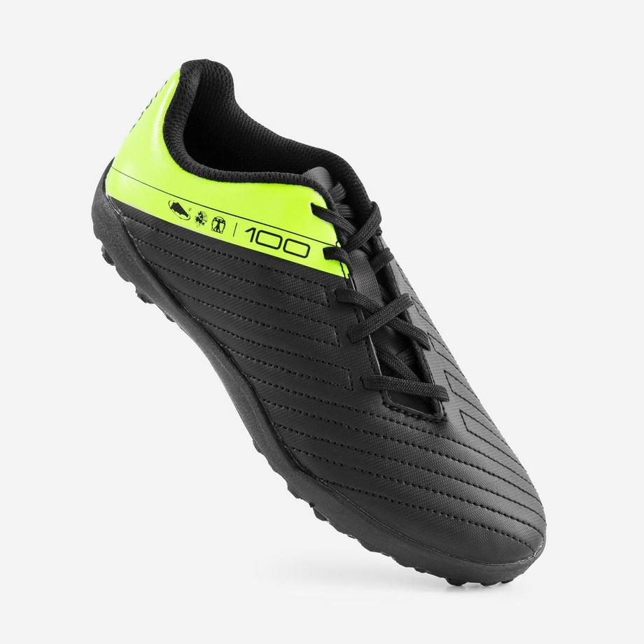 KIPSTA 100 Turf Kinder Fussballschuhe mit Schnürung  