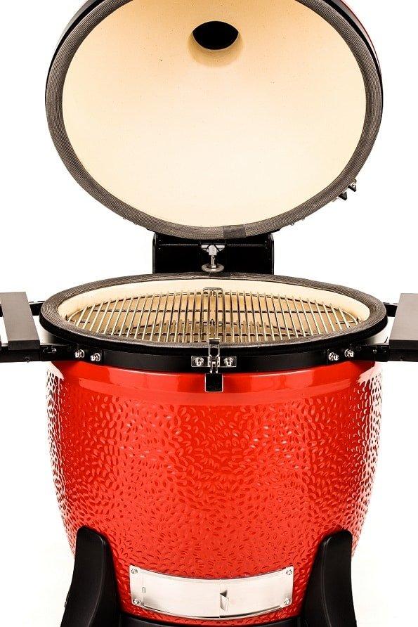 KamadoJoe Kamado Joe Big Joe III Red mit Rollwagen  