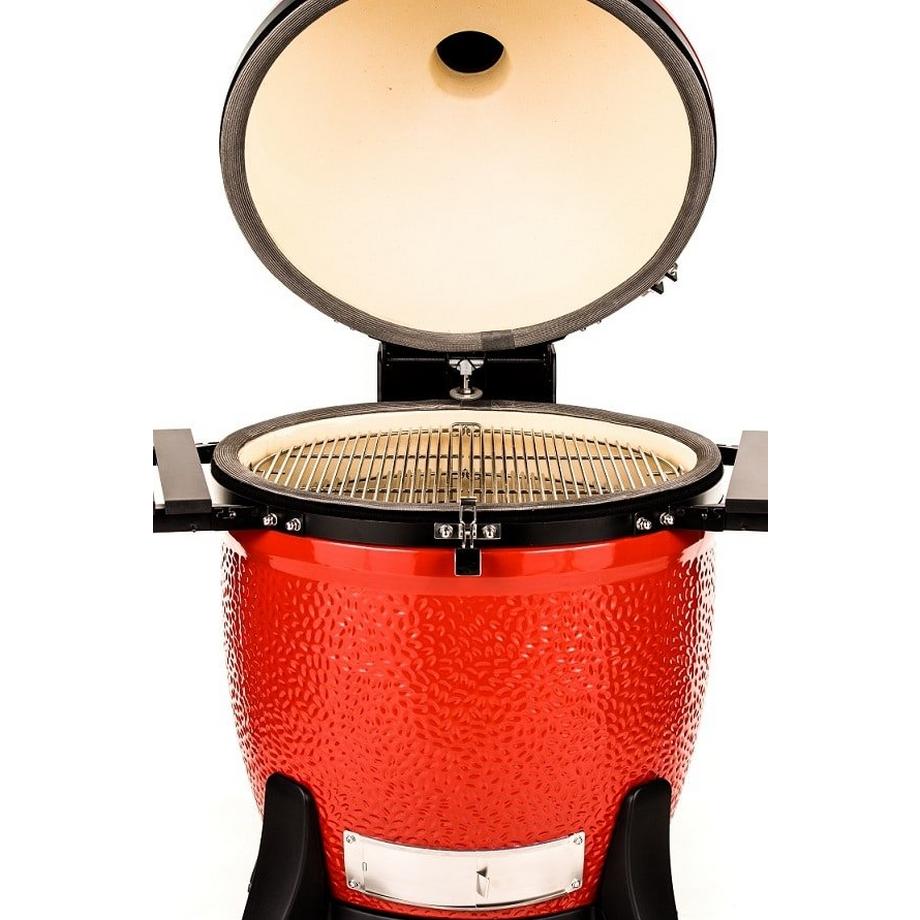 KamadoJoe Kamado Joe Big Joe III Red mit Rollwagen  