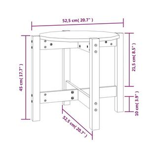 VidaXL Table basse bois  