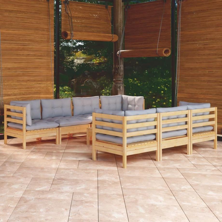 VidaXL Garten-lounge-set kiefernholz  