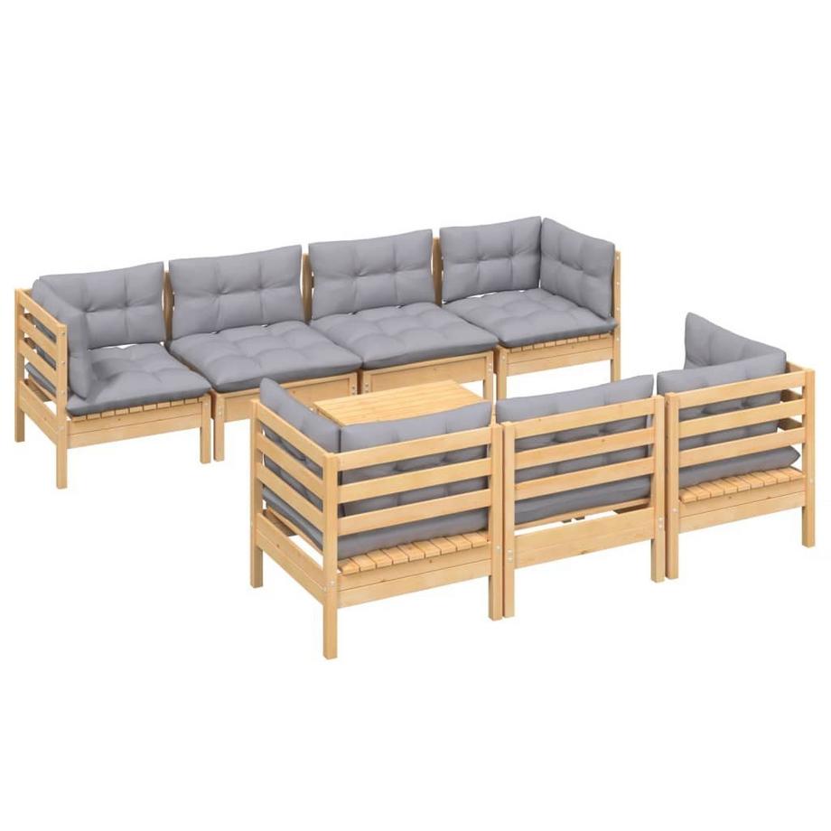 VidaXL Garten-lounge-set kiefernholz  