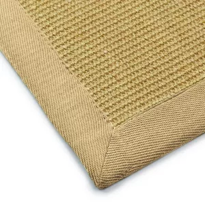 Sisal-Teppich Amazonas | Natur | Mit farbiger Bordüre | Für Wohnräume