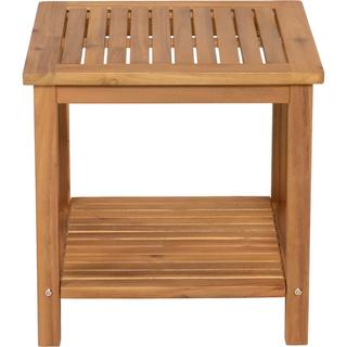 mutoni Table d'appoint de jardin Iowa acacia marron 45x45  