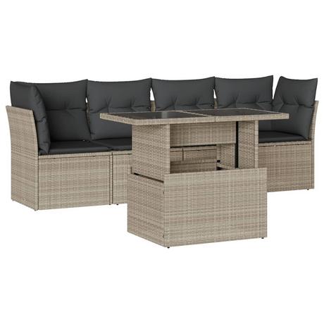 VidaXL Garten sofagarnitur poly-rattan  