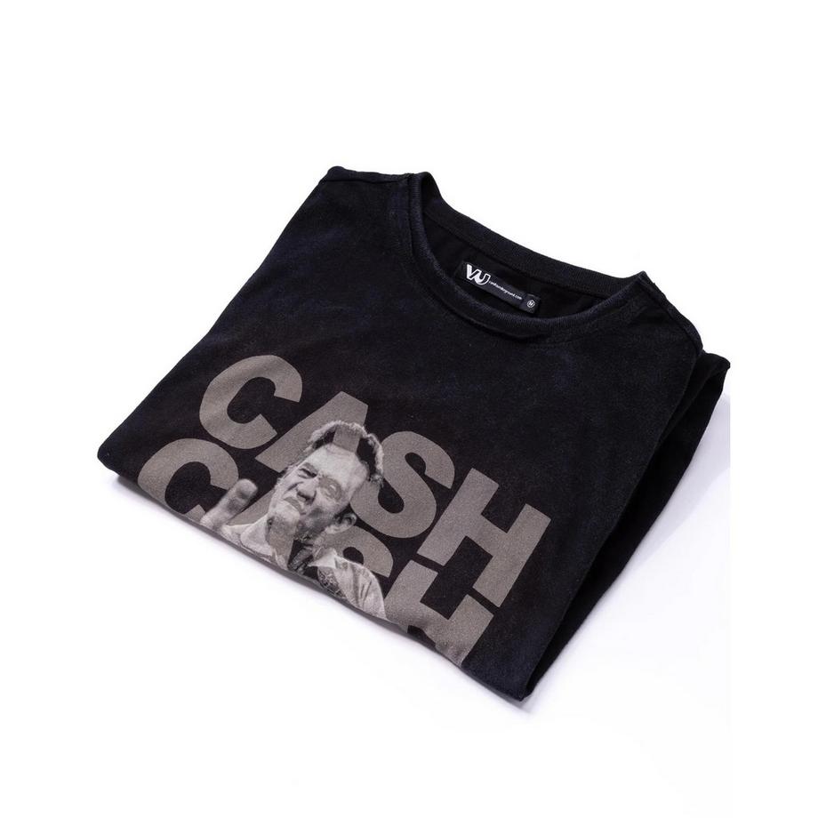 Johnny Cash T-Shirt Stampa Fotografica  
