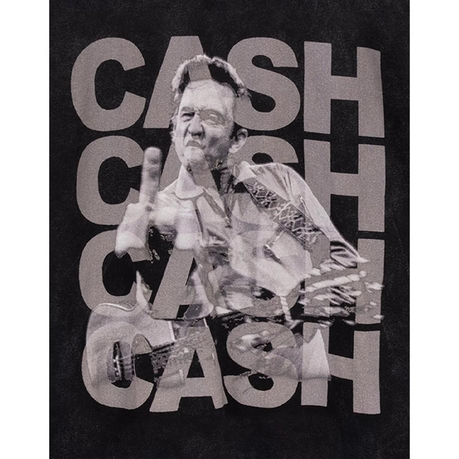 Johnny Cash T-Shirt Stampa Fotografica  