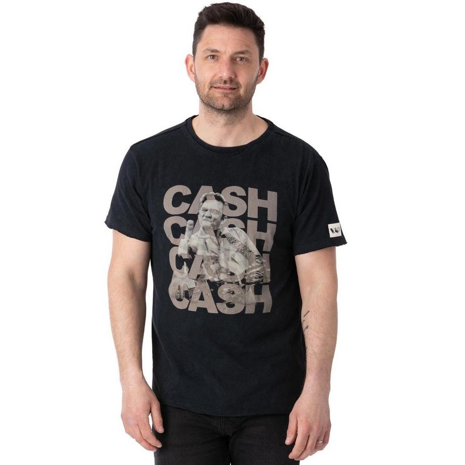 Johnny Cash T-Shirt Stampa Fotografica  