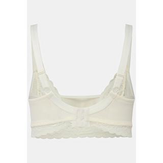 Ulla Popken  Bralette senza ferretto con pizzo e coppe morbide, coppa C-D 