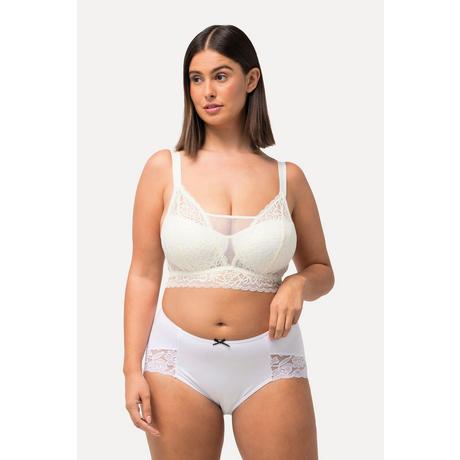 Ulla Popken  Bralette senza ferretto con pizzo e coppe morbide, coppa C-D 