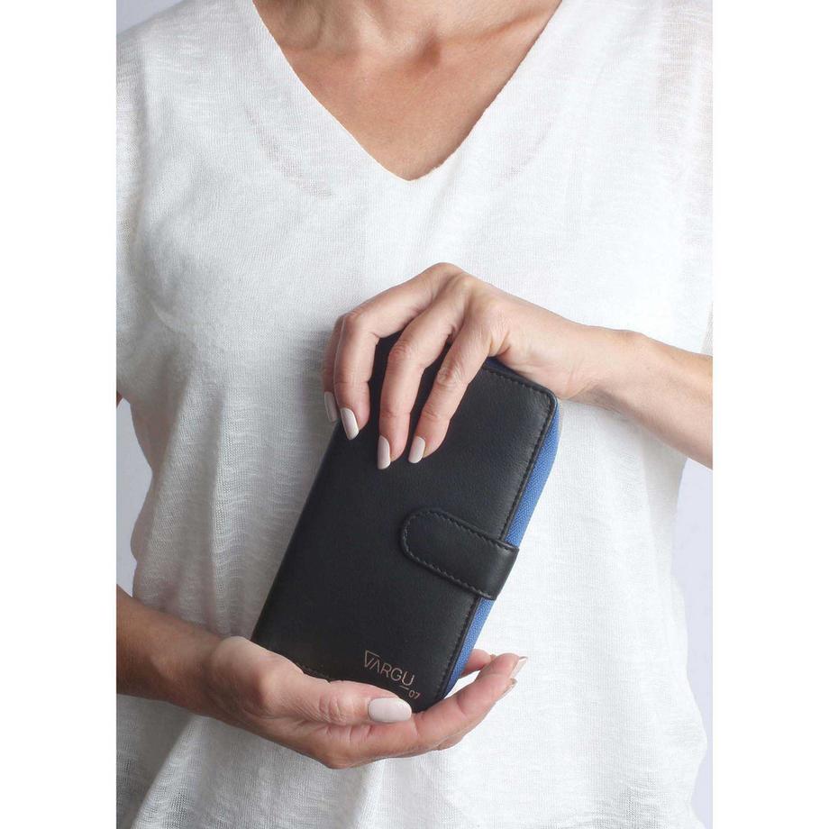 VARGU VINEM 1-A Portefeuille en cuir véritable  