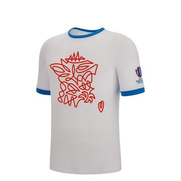 t-shirt da bambino in policotone rwc francia 2023