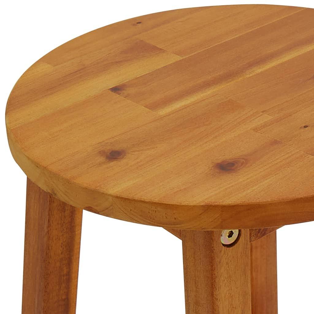 VidaXL Tabouret de bar bois d'acacia  