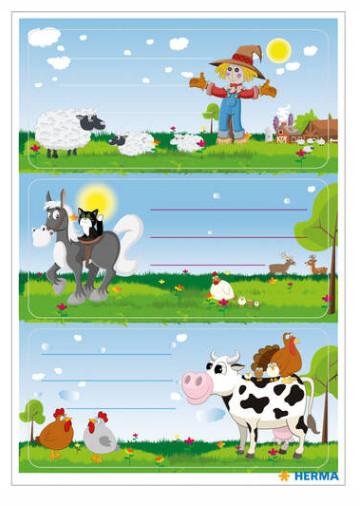 HERMA  HERMA Little Farm Aufkleber für Kinder 