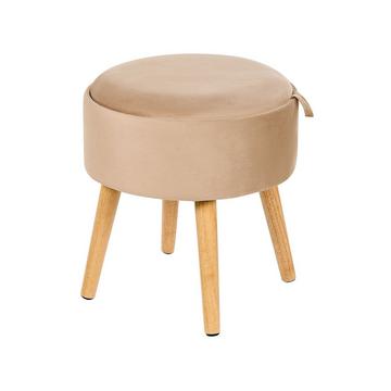 Tabouret de rangement en Velours Glamour NEELY