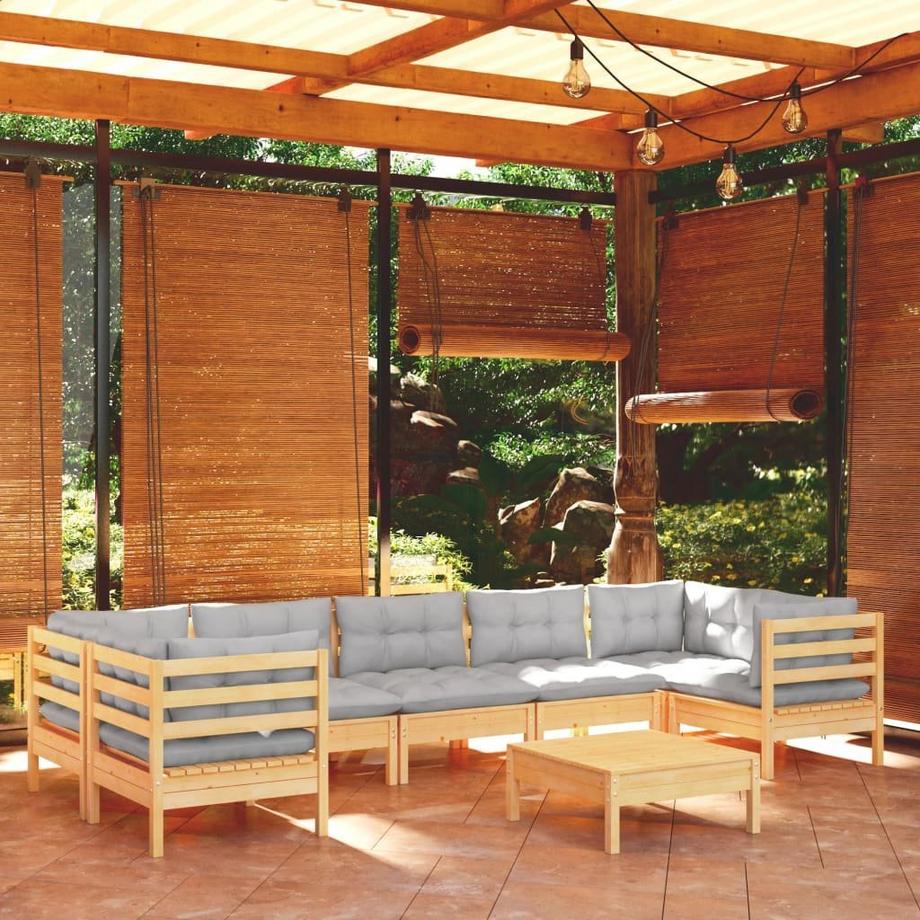 VidaXL Garten-lounge-set kiefernholz  