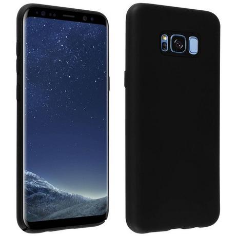 Avizar  Coque Soft Touch Galaxy S8+ Noir 