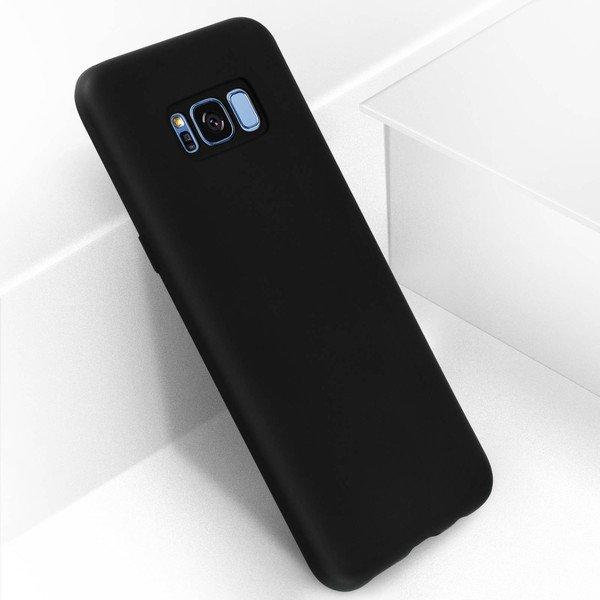 Avizar  Coque Soft Touch Galaxy S8+ Noir 