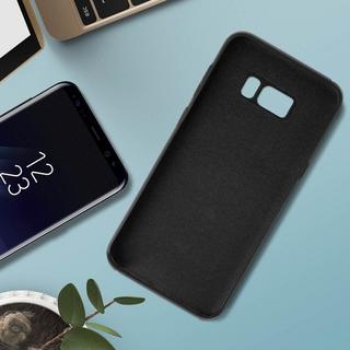 Avizar  Coque Soft Touch Galaxy S8+ Noir 