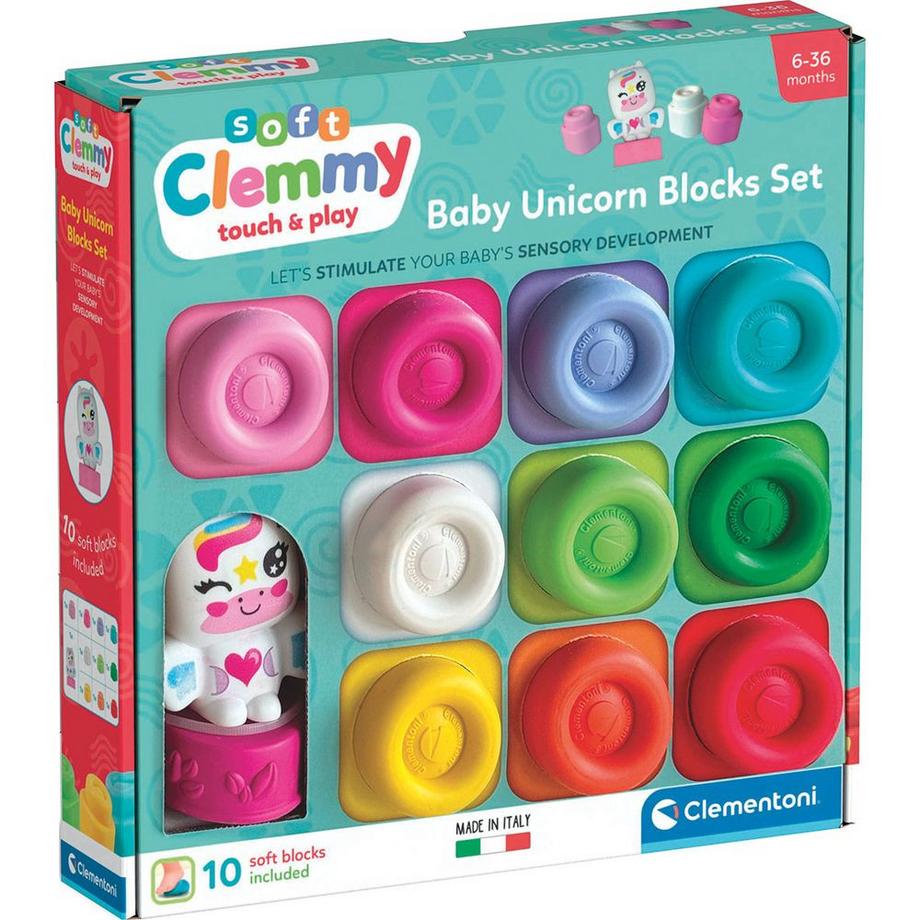 Clementoni  Clemmy Einhorn Bausteine und Einhorn 