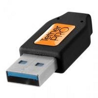 Tether Tools  CU5404BLK cavo USB 0,3 m USB 3.2 Gen 1 (3.1 Gen 1) USB A Micro-USB B Nero 