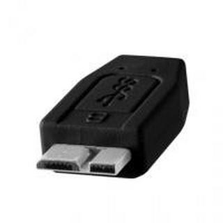 Tether Tools  CU5404BLK cavo USB 0,3 m USB 3.2 Gen 1 (3.1 Gen 1) USB A Micro-USB B Nero 