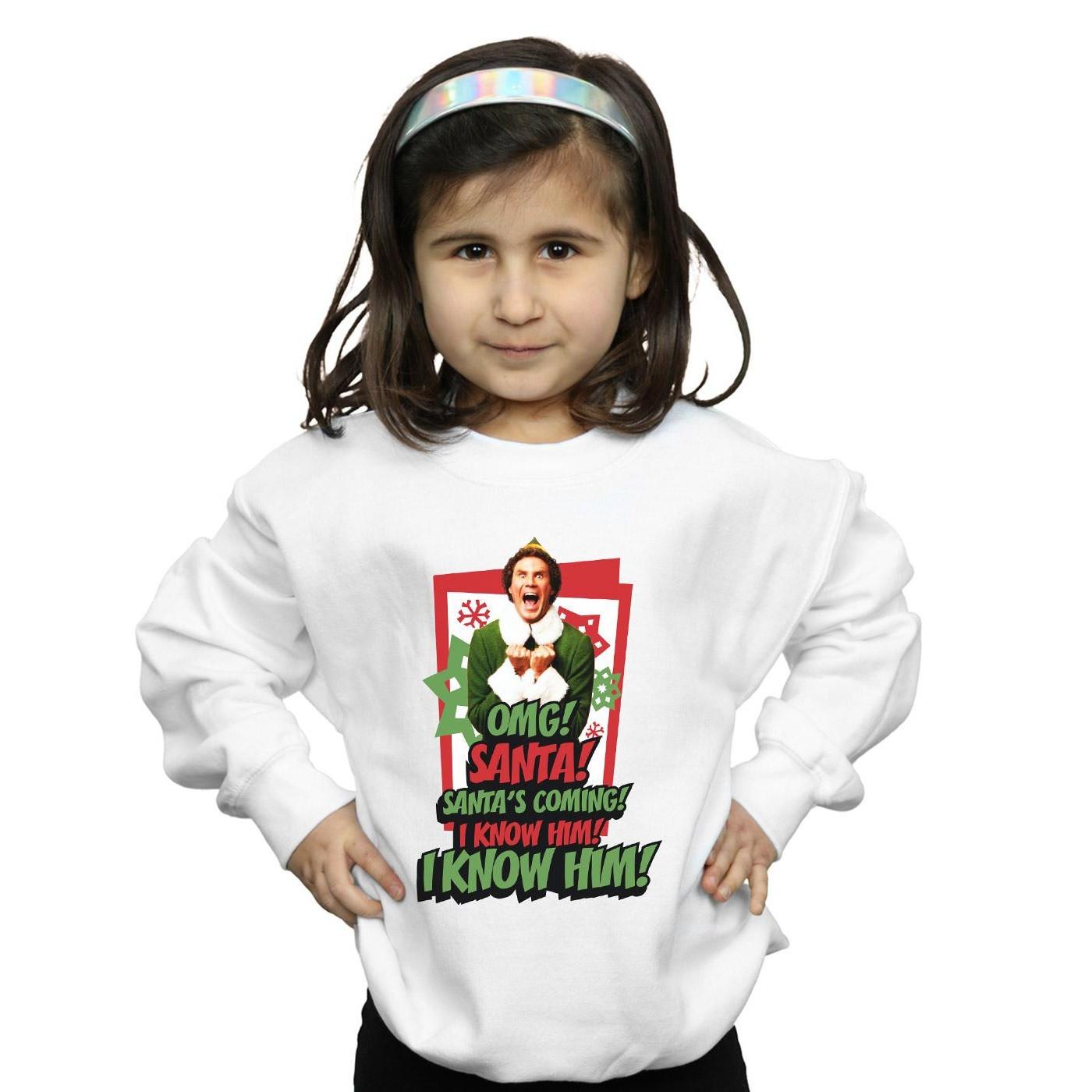 Elf  OMG Santa Sweatshirt 