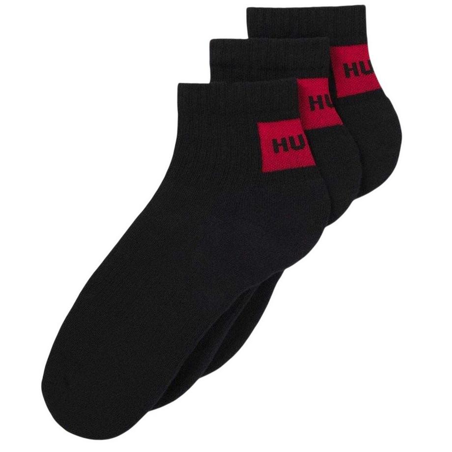 HUGO Calzini Alla Caviglia Misura  (Confezione da tre)  