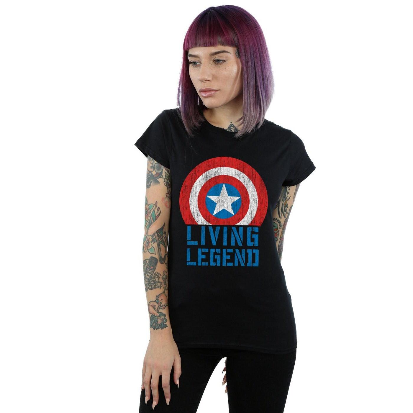 MARVEL  Tshirt LIVING LEGEND 