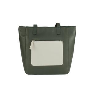 Eastern Counties Leather Polly Umhängetasche mit kontrastierender Aussentasche  